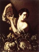 SALINI, Tommaso Boy with a Flask and Cabbages oil on canvas